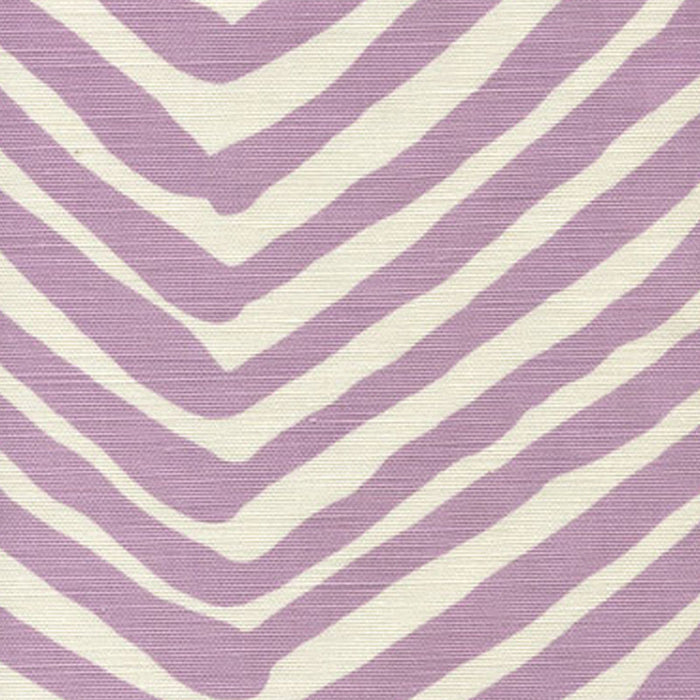 Alan Campbell Zig Zag Large Scale Lavender Fabric Sample AC305-09