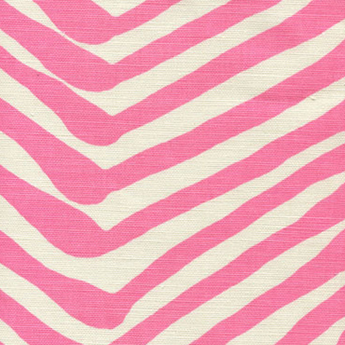 Alan Campbell Zig Zag Large Scale Pink Fabric AC305-04