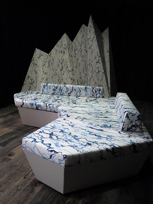 Pierre Frey Portor Bleu Wallpaper FP447001