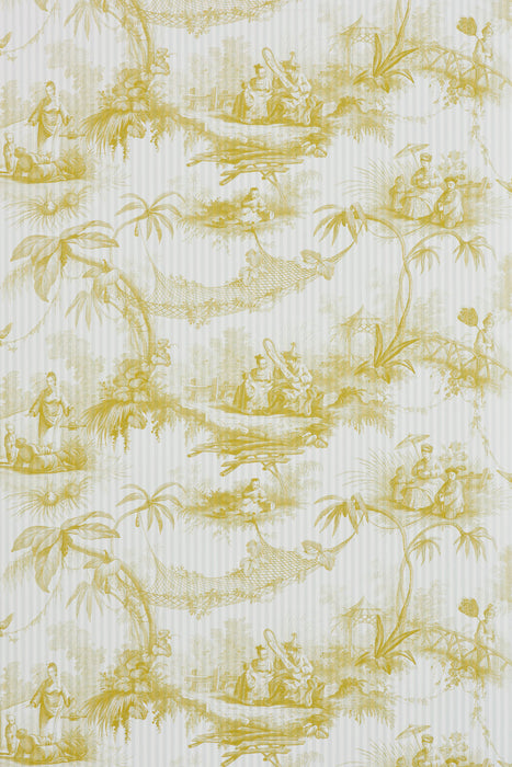 Braquenie Les Ombrelles Jaune Wallpaper Sample BP326001