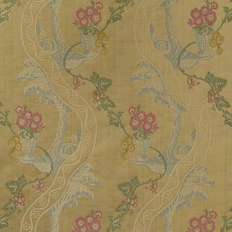 Marvic Textiles Albero Reale Gold Fabric 5203-2