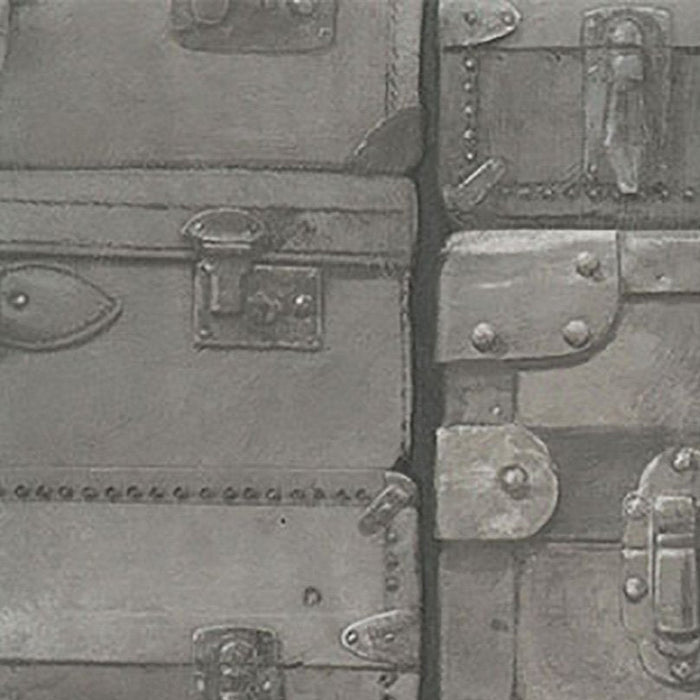 Andrew Martin Luggage Gunmetal Wallpaper Sample AMW10008.21.0