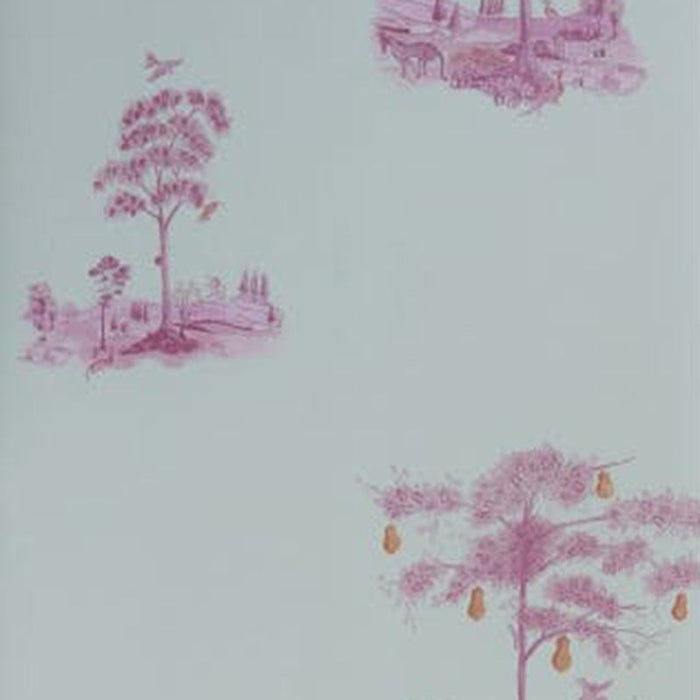 Andrew Martin Pear Tree Sunrise Pink Wallpaper Sample AMW10055.711.0