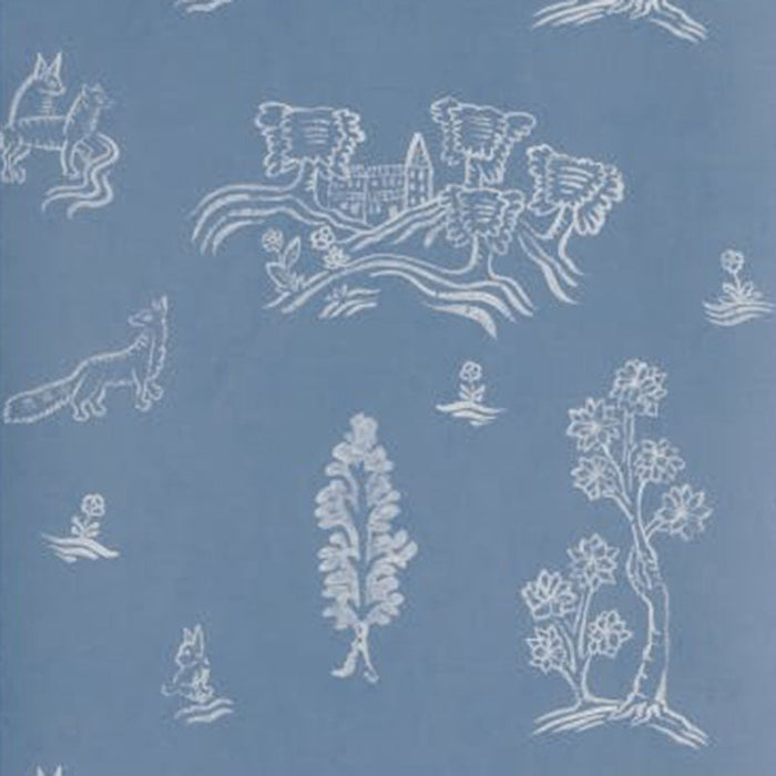 Andrew Martin Wychwood Happy Blue Wallpaper Sample AMW10057.5.0