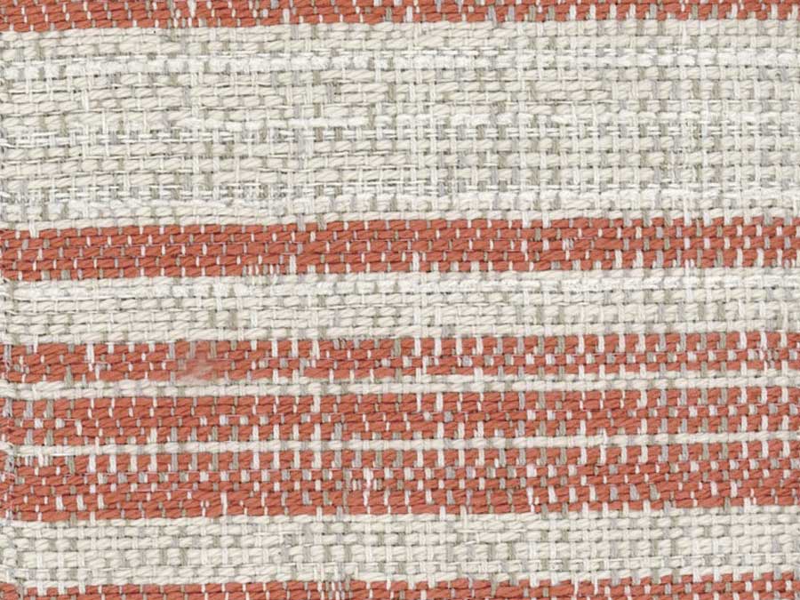 Calvin Balinese Stripe Flame Fabric Sample 12982