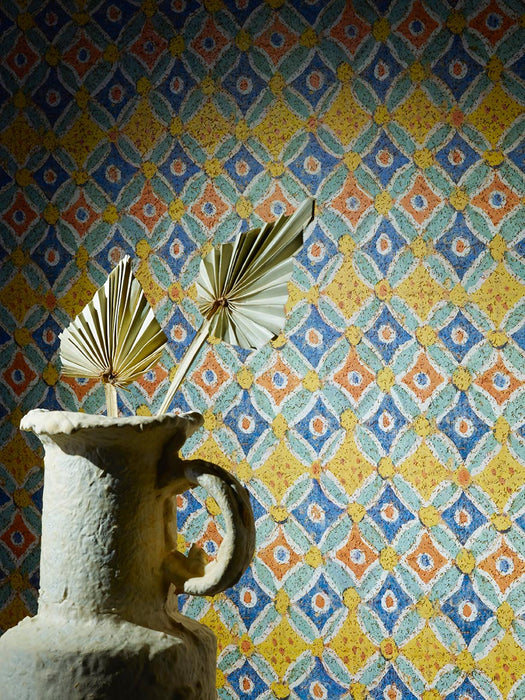 Pierre Frey Ouaset Fleurdelotus Wallpaper Sample FP887002