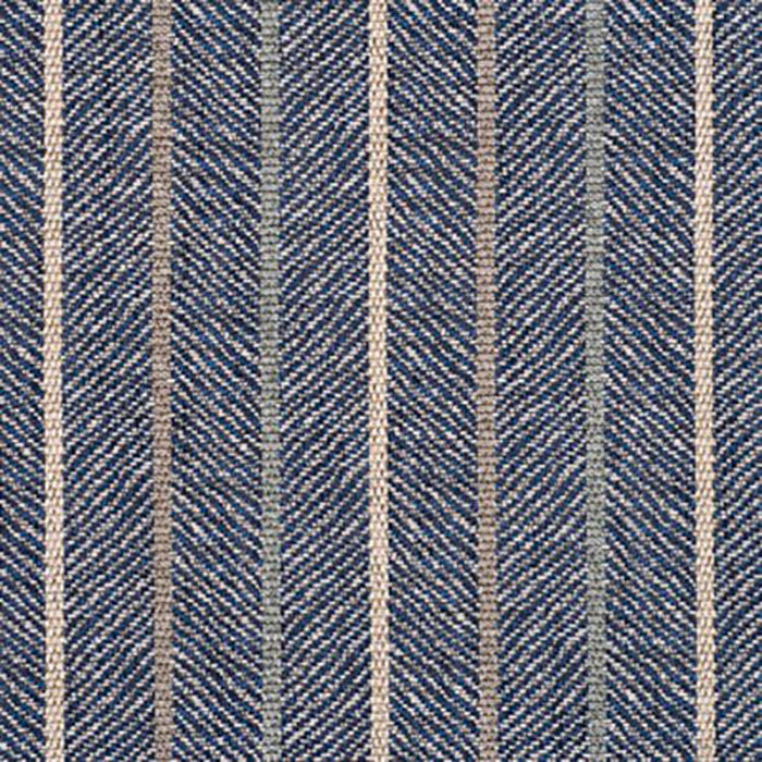 GP & J Baker Silverton Stripe Indigo Fabric Sample BF10396.6.0