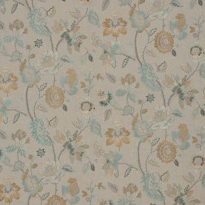 GP & J Baker Dryden Aqua/Bronze Fabric Sample BF10589.2.0