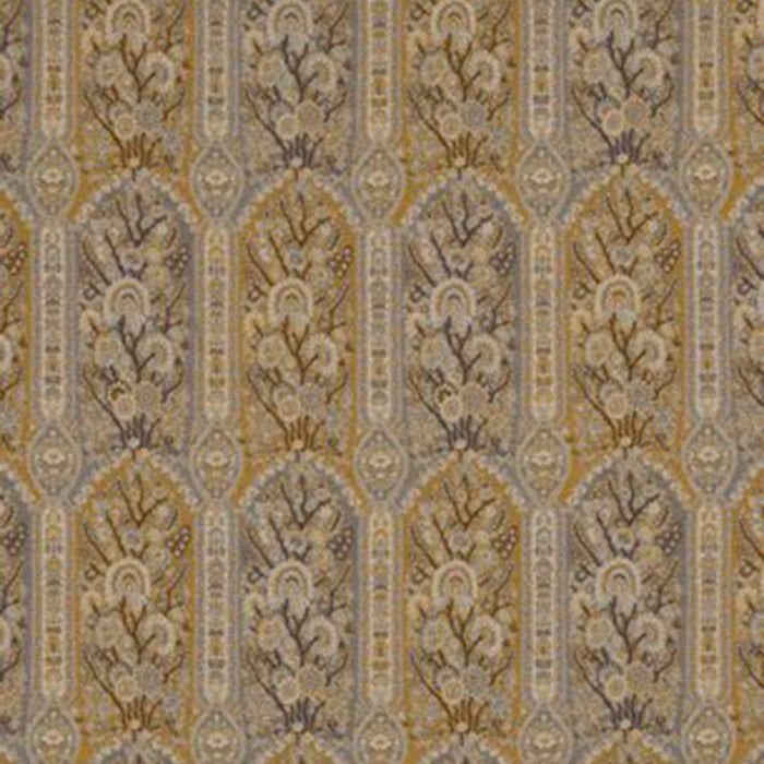 GP & J Baker Winton Grey/Mustard Fabric Sample BF10594.1.0