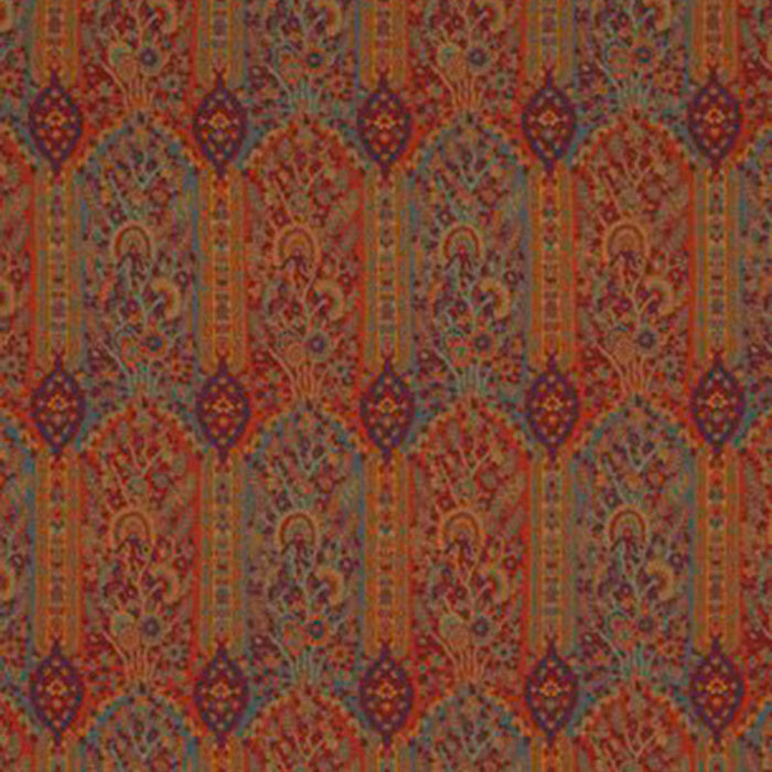 GP & J Baker Winton Spice/Teal Fabric Sample BF10594.3.0