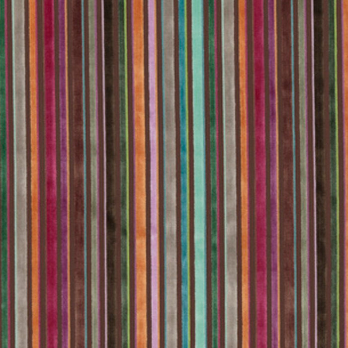 GP & J Baker Cardinal Stripe Jewel Fabric Sample BF10653.1.0