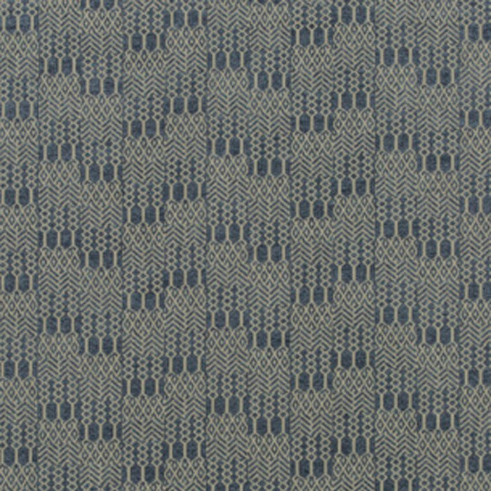 GP & J Baker Chimney Weave Sapphire Fabric Sample BF10674.648.0