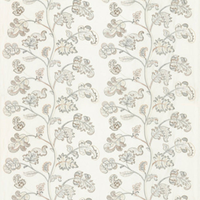 GP & J Baker Alderwood Ivory/Stone Fabric Sample BF10769.1.0