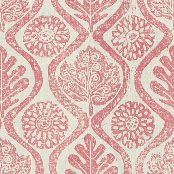 Lee Jofa Oakleaves Pink Fabric Sample BFC-3514.79.0