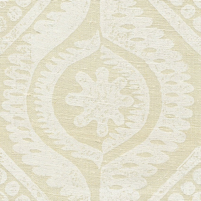 Lee Jofa Damask White Fabric Sample BFC-3518.101.0