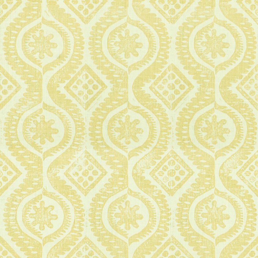 Lee Jofa Damask Yellow Fabric Sample BFC-3518.40.0