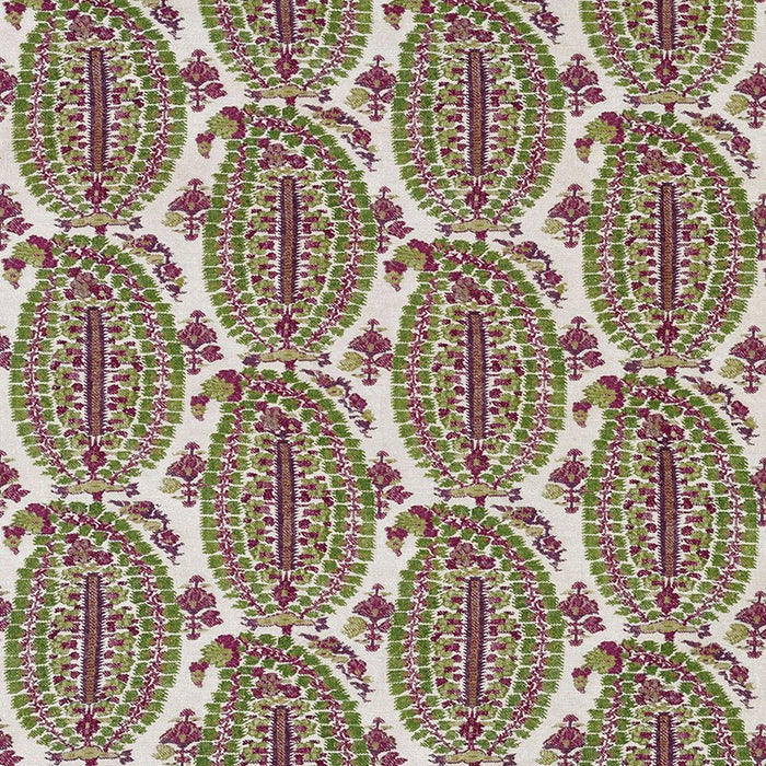 Lee Jofa Anoushka Plum/Green Fabric Sample BFC-3660.103.0