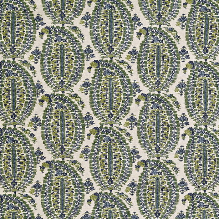 Lee Jofa Anoushka Blue/Green Fabric Sample BFC-3660.523.0