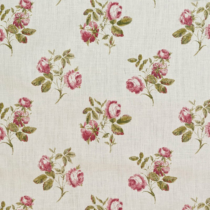 Lee Jofa Simsbury Rose/Green Fabric Sample BFC-3661.723.0