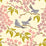 Galbraith & Paul Birds Lavender Wallpaper Sample