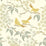 Galbraith & Paul Birds Pale Yellow Wallpaper Sample