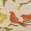 Galbraith & Paul Birds Pumpkin Fabric Sample