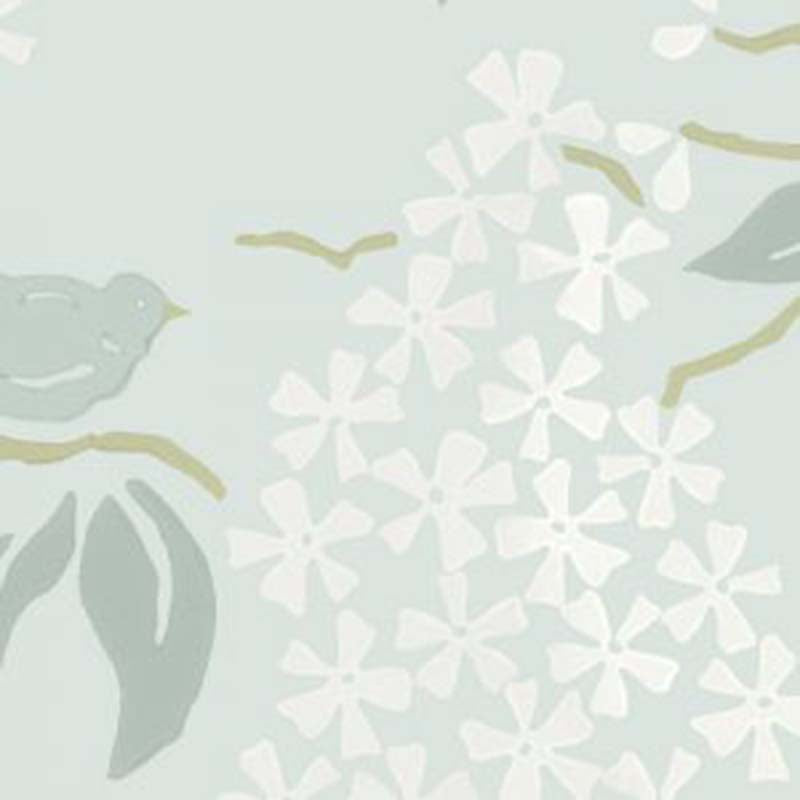 Galbraith & Paul Birds Spearmint Wallpaper Sample