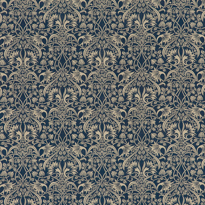 GP & J Baker Fritillerie Indigo Fabric Sample BP10620.1.0