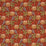 GP & J Baker Pumpkins Red/Green Fabric Sample BP10621.2.0