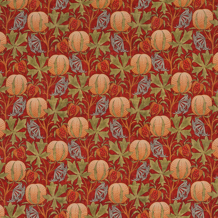 GP & J Baker Pumpkins Red/Green Fabric Sample BP10621.2.0