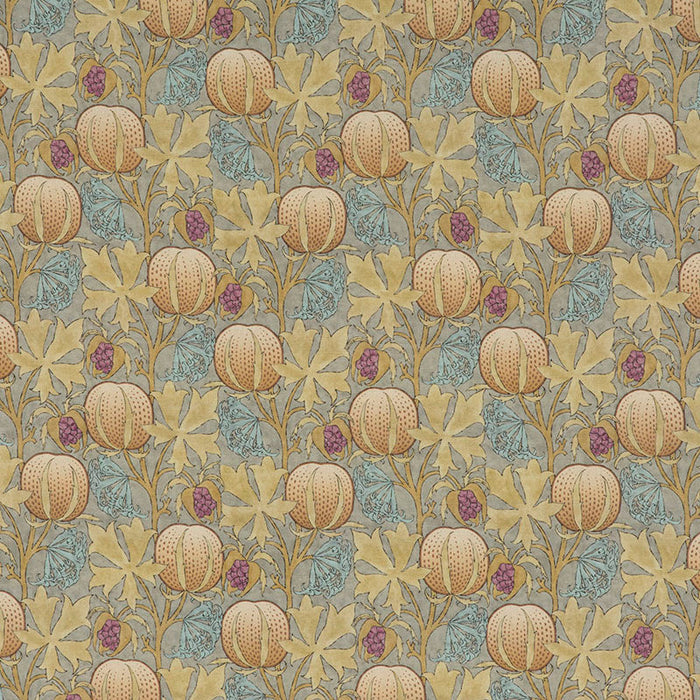 GP & J Baker Pumpkins Teal Fabric Sample BP10621.3.0