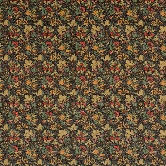 GP & J Baker Meadow Fruit Velvet Cinder/Multi Fabric Sample BP10624.1.0