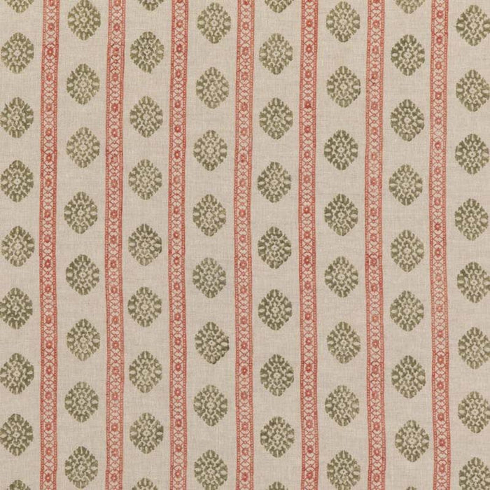 GP & J Baker Alma Red/Green Fabric Sample BP10821.5.0