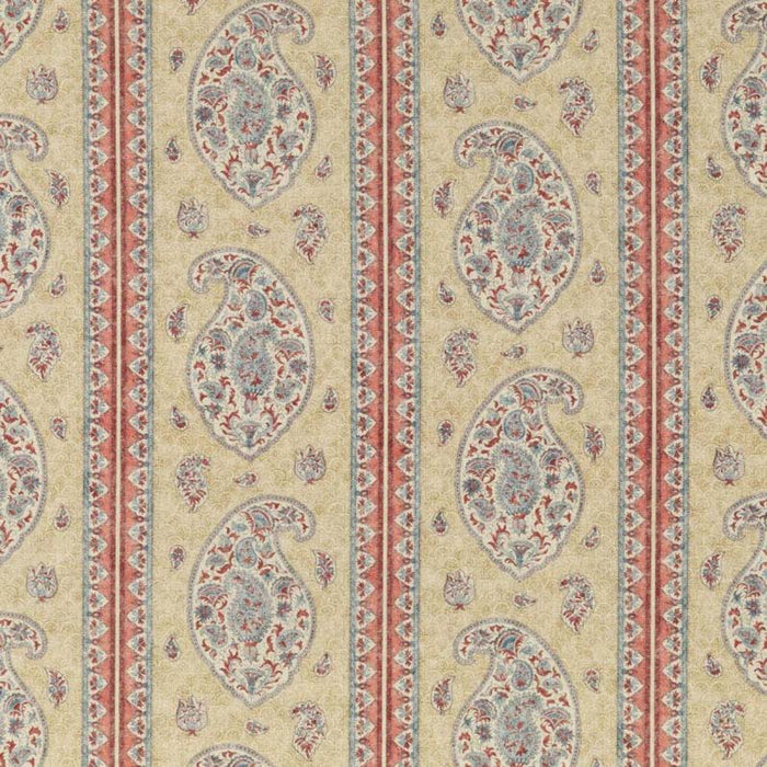 GP & J Baker Coromandel Red/Blue Fabric Sample BP10831.1.0