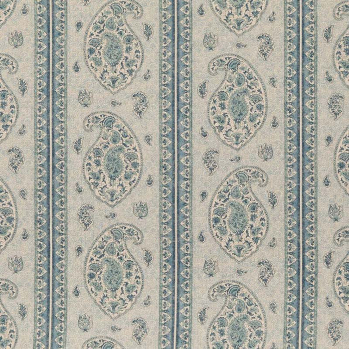 GP & J Baker Coromandel Blue Fabric Sample BP10831.3.0