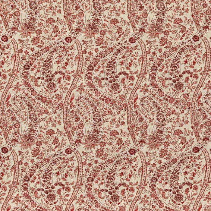 GP & J Baker Bukhara Paisley Red Fabric Sample BP10835.2.0