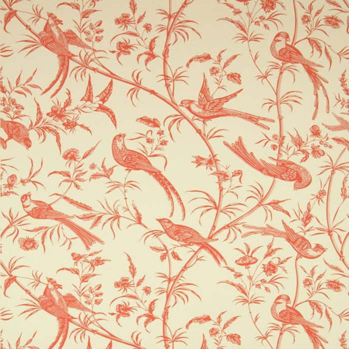 Brunschwig & Fils Bengali Rose Wallpaper Sample BR-69135.121.0