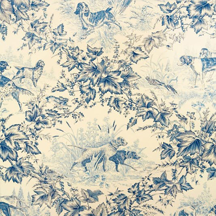 Brunschwig & Fils On Point Blue Wallpaper Sample BR-69265.222.0