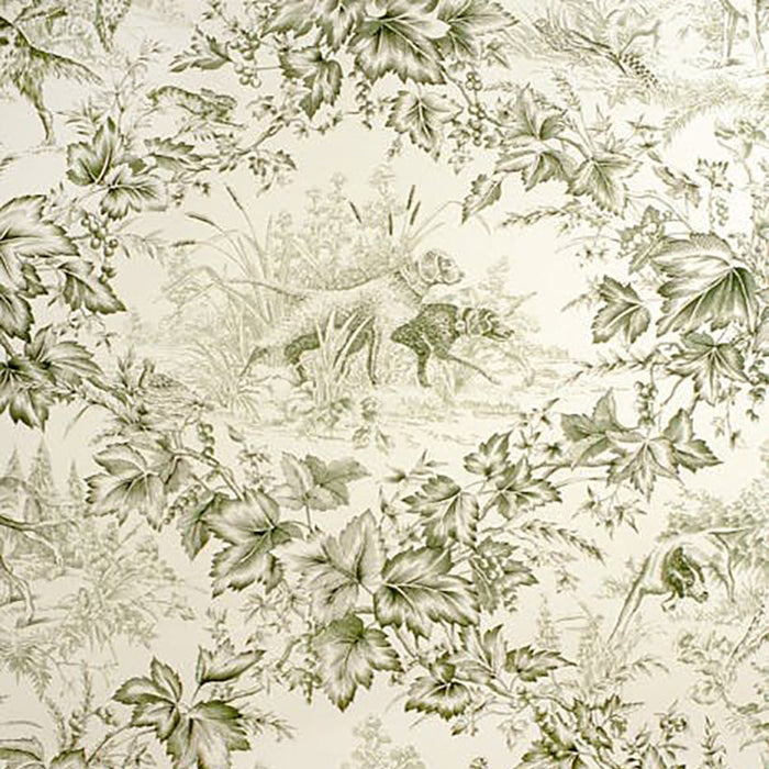 Brunschwig & Fils On Point Hunter Wallpaper Sample BR-69265.491.0