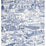 Brunschwig & Fils Zarafa Blue Wallpaper Sample BR-69504.222.0