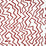 Brunschwig & Fils Staccato On Paper Red On White Wallpaper Sample BR-69539.166.0