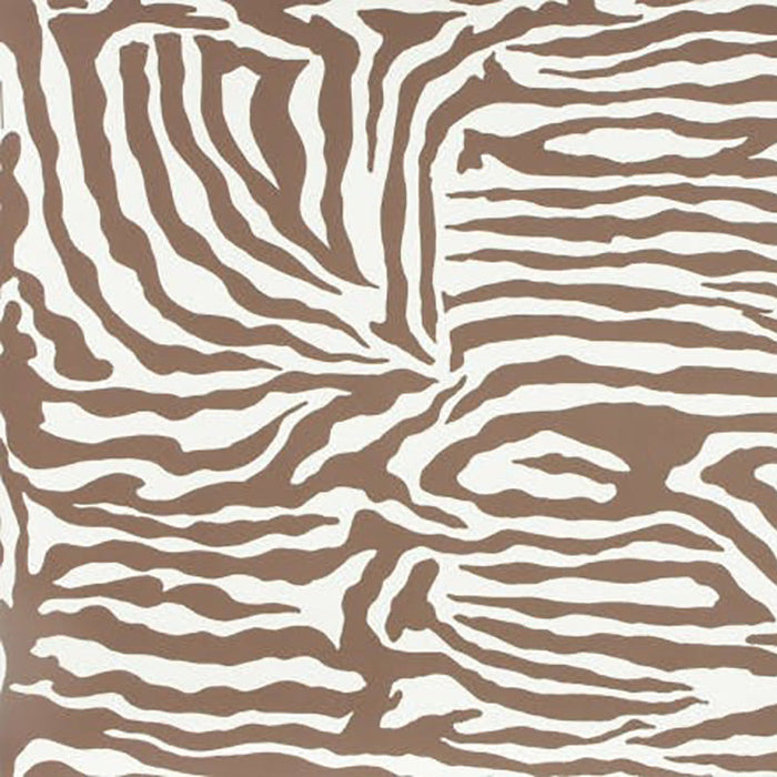 Brunschwig & Fils Ashanti On Paper Brown On Cream Wallpaper Sample BR-69551.874.0