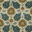 Brunschwig & Fils Kashmiri Linen Print Teal Blue/Taupe Fabric Sample BR-700020.225.0