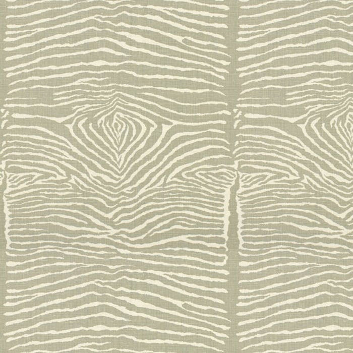 Brunschwig & Fils Le Zebre Pewter Fabric Sample BR-79168.11.0