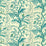 Brunschwig & Fils Bird And Thistle Cotton Print Aqua Fabric Sample BR-79431.513.0