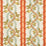 Brunschwig & Fils Josselin Cotton And Linen Print Spice/Celadon Fabric Sample BR-79510.123.0