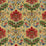 Brunschwig & Fils Windsor Damask Cotton & Linen Print Red On Topaz Fabric Sample BR-79574.335.0