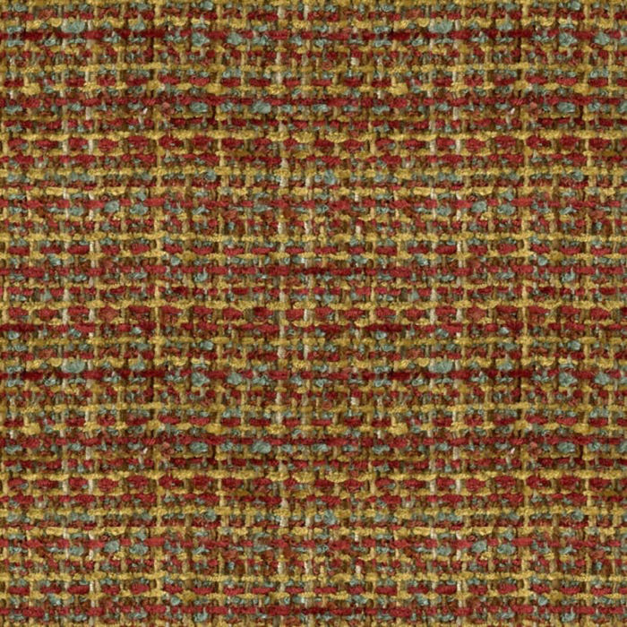 Brunschwig & Fils Boucle Texture Red/Gold Fabric Sample BR-800041.M13.0