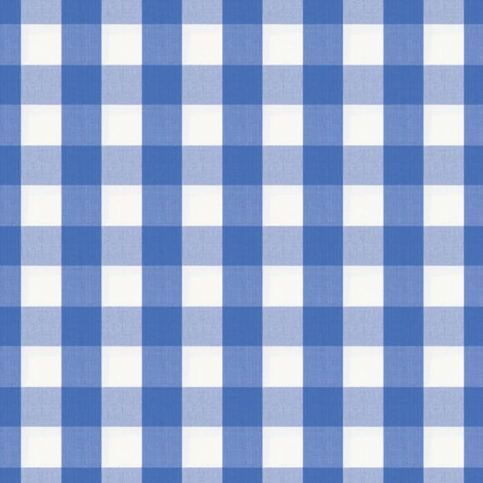 Brunschwig & Fils Exchequer Cotton Check Cornflower Fabric Sample BR-89725.235.0