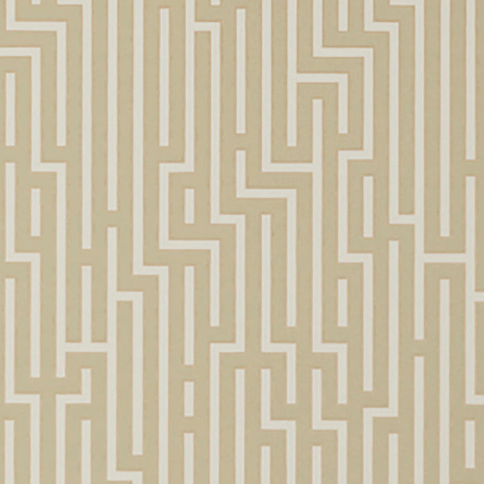 GP & J Baker Fretwork Parchment Wallpaper Sample BW45007.10.0